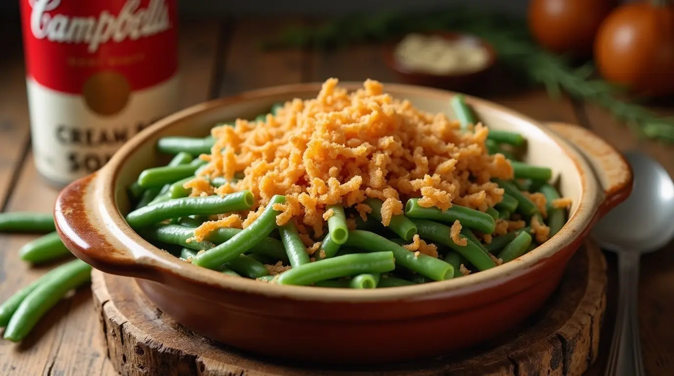 campbell soup green bean casserole recipe