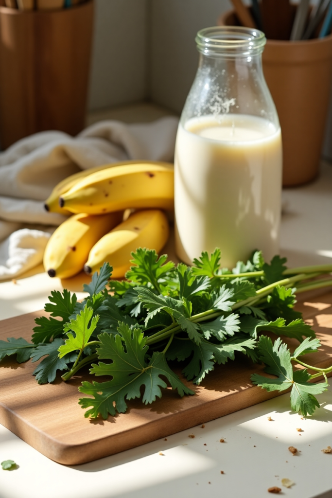kale and spinach smoothie