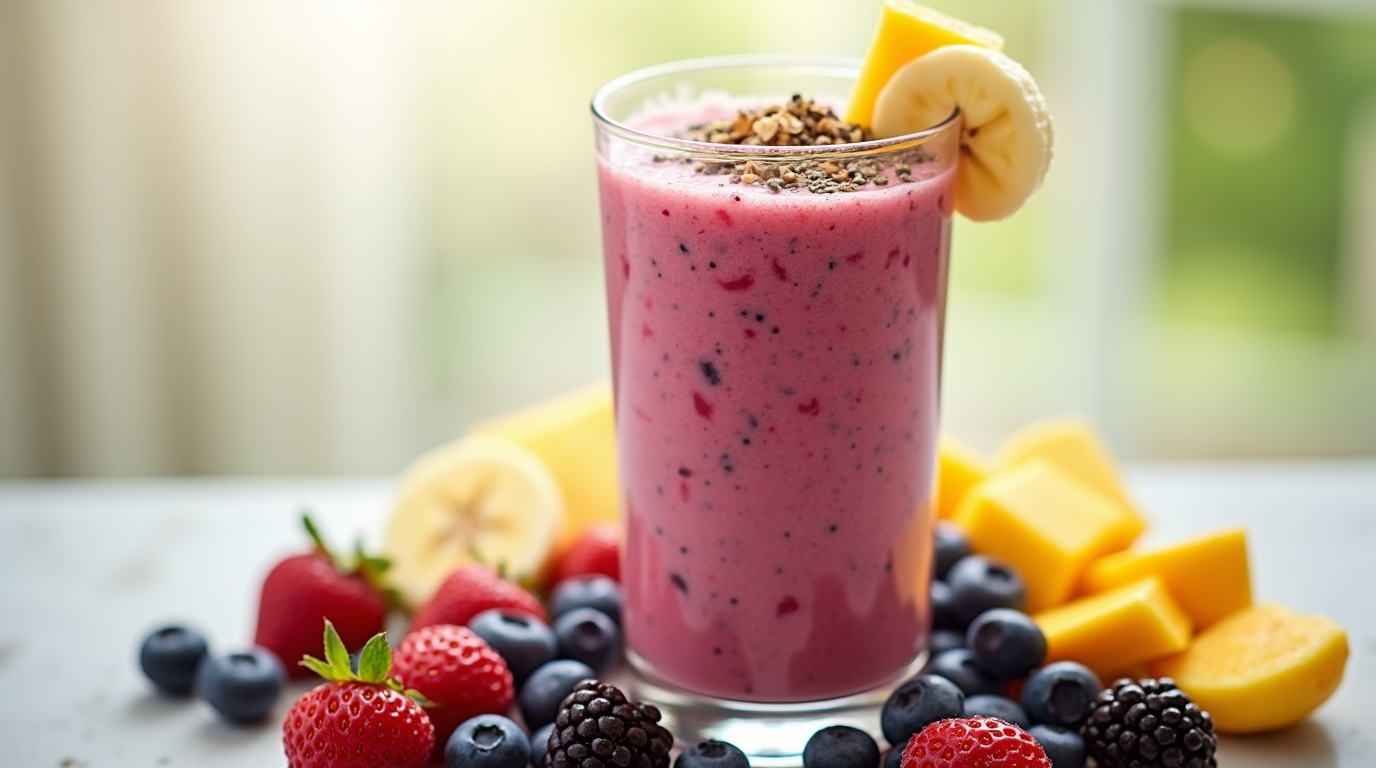 smoothie recipe with frozen fruit