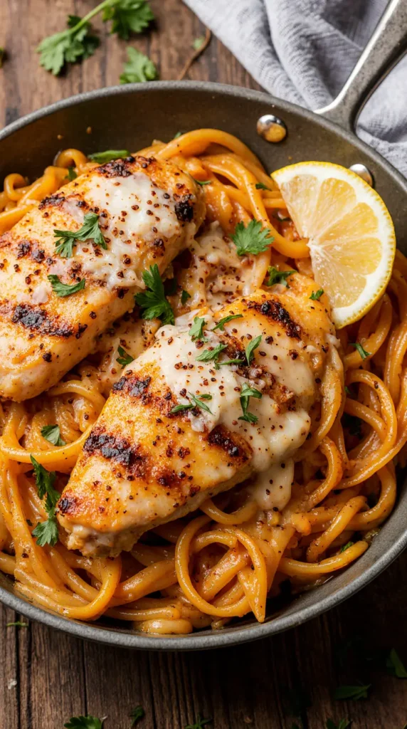 Cowboy Butter Chicken Pasta Linguine