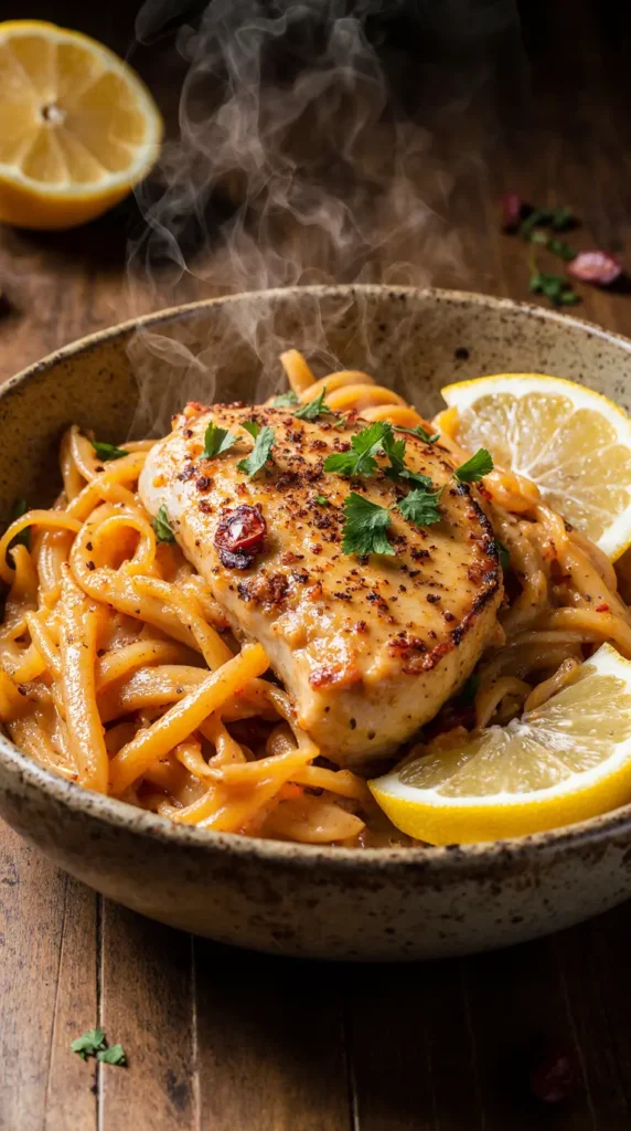 Cowboy Butter Chicken Pasta Linguine - How to Make It Creamy!