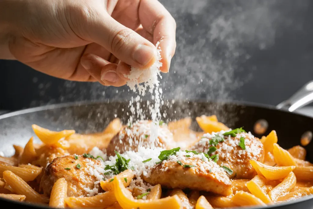 Easy Garlic Parmesan Chicken Pasta Recipe for a Healthy Dinner